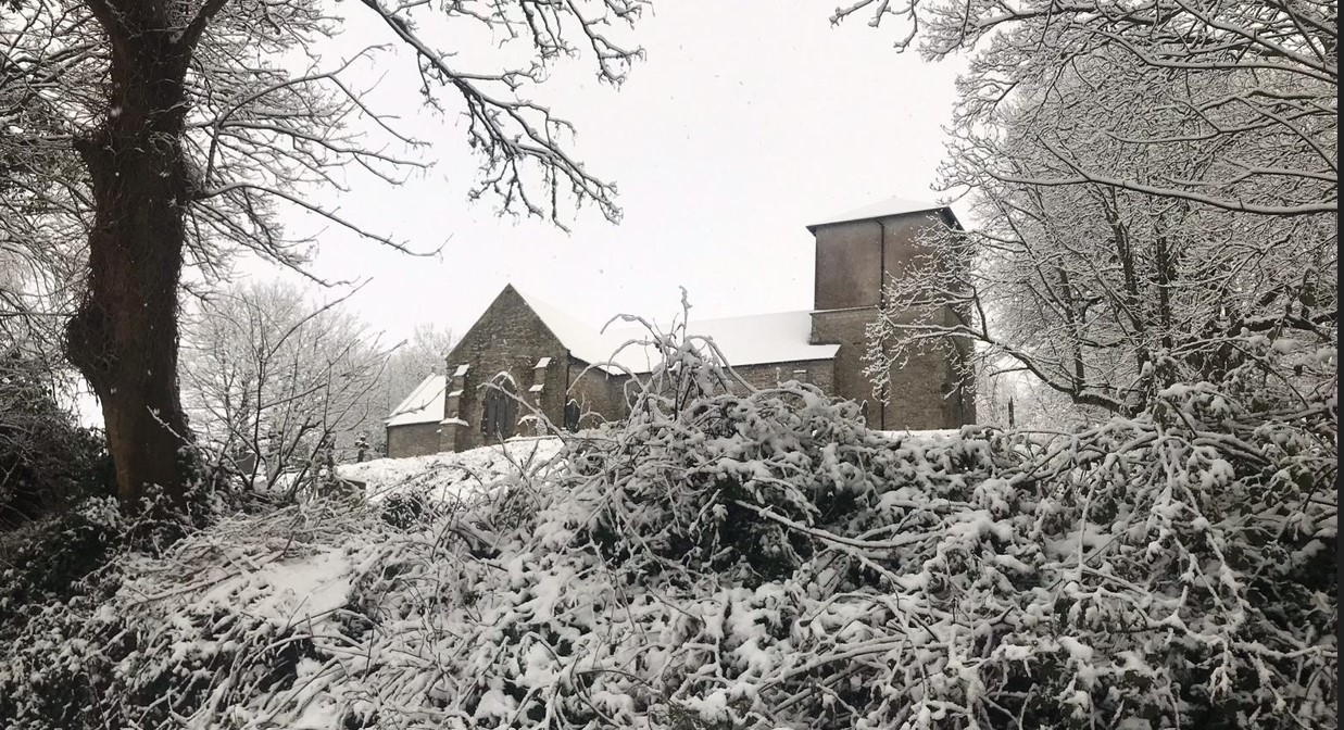 Photo of Church in snow